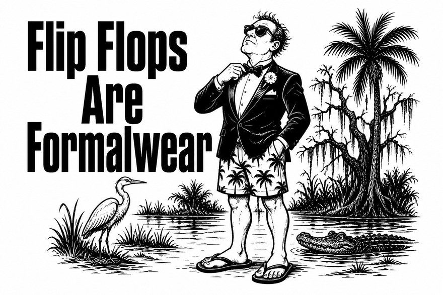 Flip Flops Are Formalwear