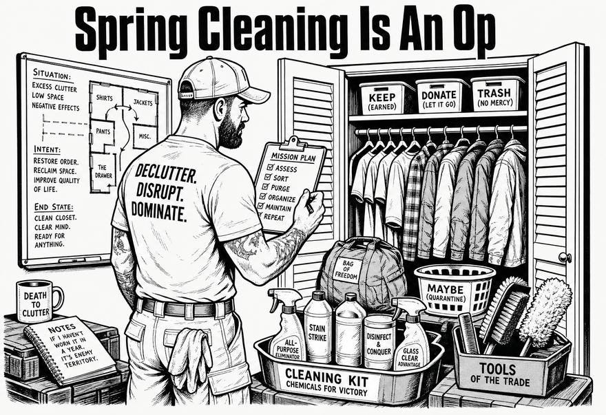 Spring Cleaning Is An Op