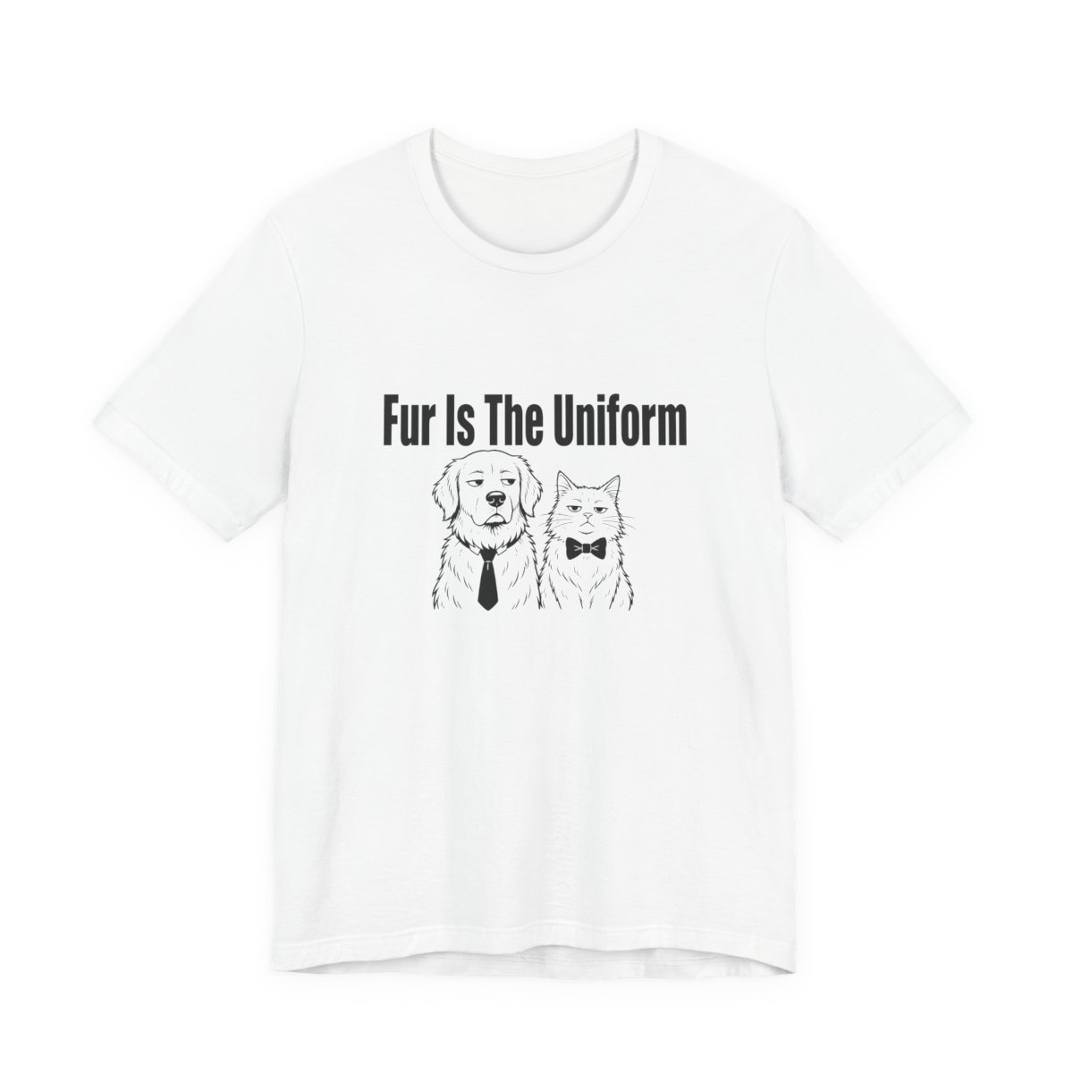 Men’s tee, Fur Is The Uniform