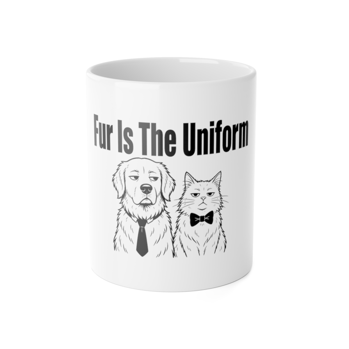 Mug, Fur Is The Uniform