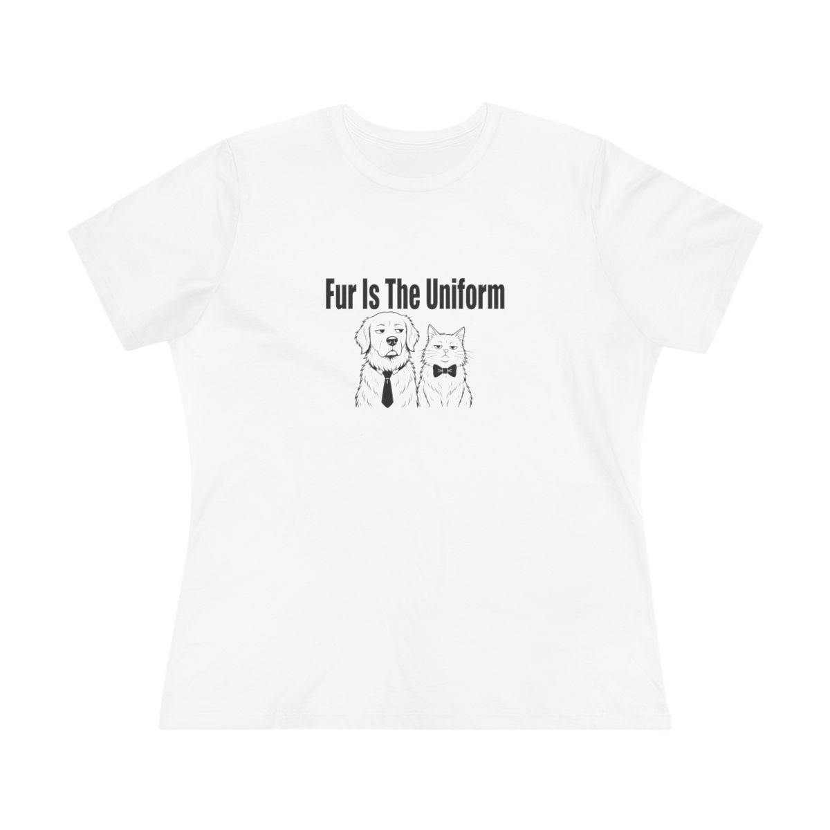 Women’s tee, Fur Is The Uniform
