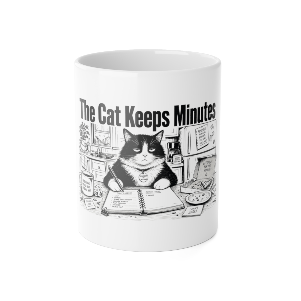 Mug, The Cat Keeps Minutes