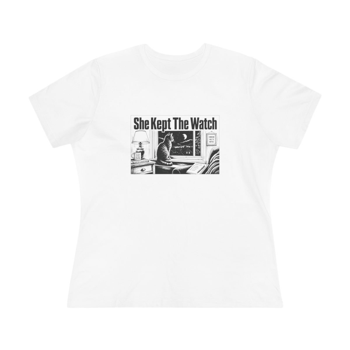 Women’s tee, She Kept The Watch