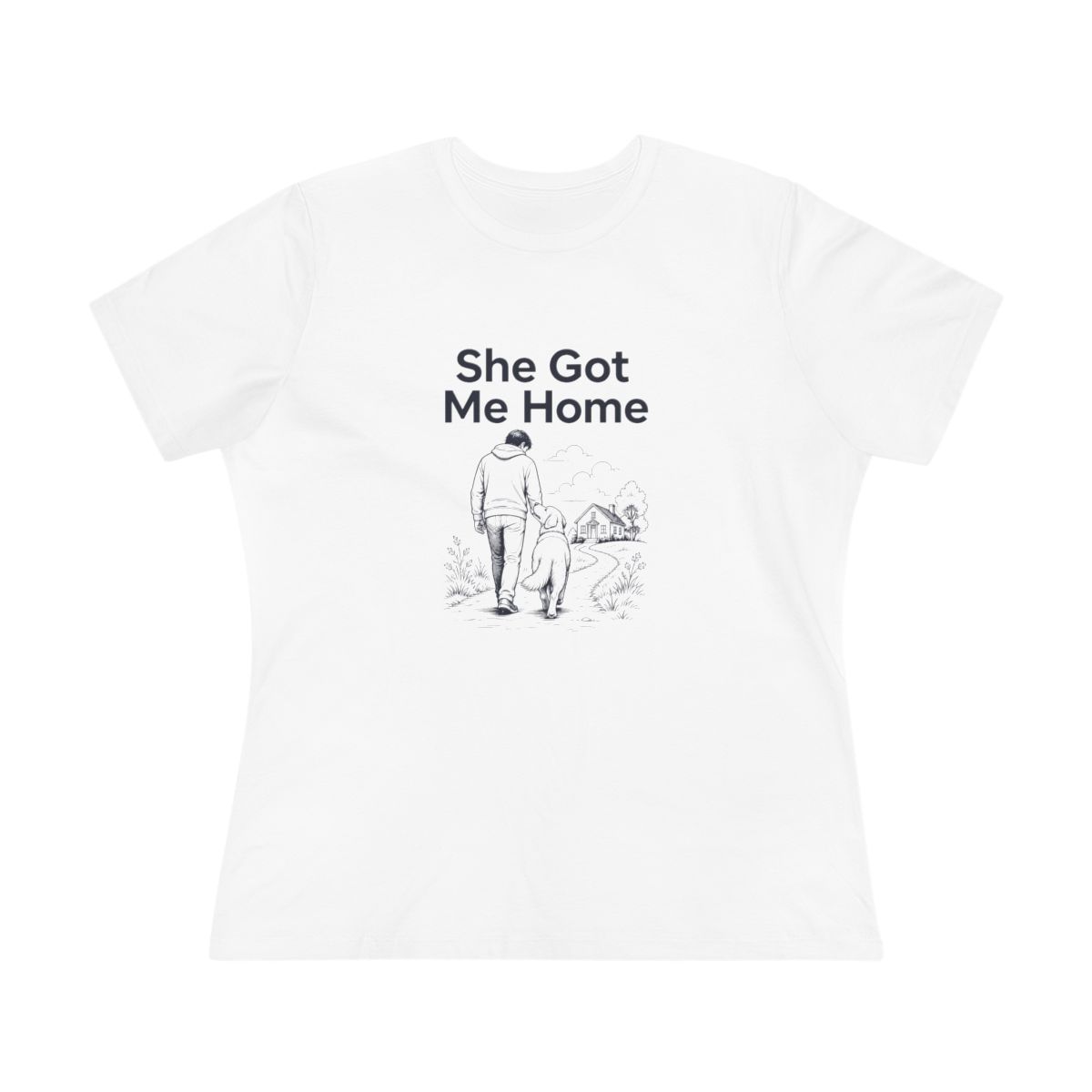 Women’s tee, She Got Me Home