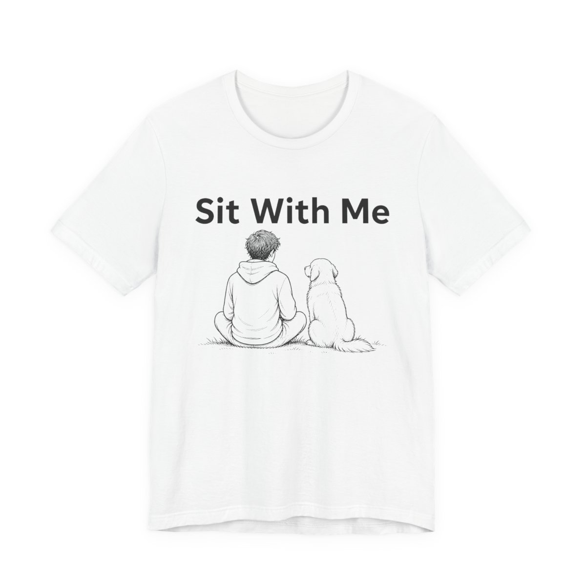 Men’s tee, Sit With Me