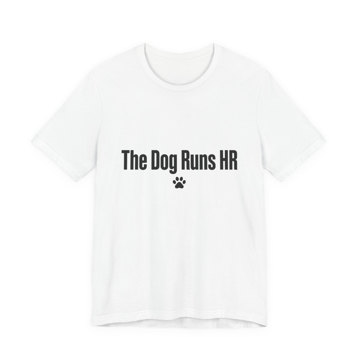 Men’s tee, The Dog Runs HR