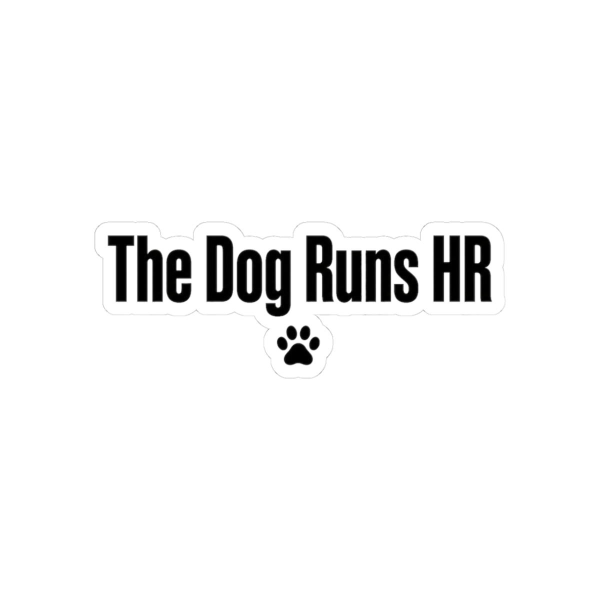 Sticker, The Dog Runs HR