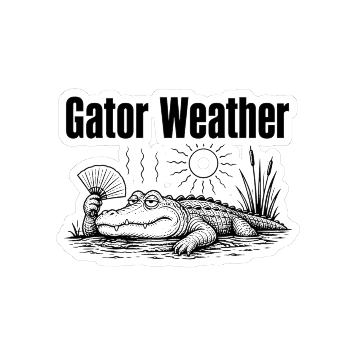 Sticker, Gator Weather