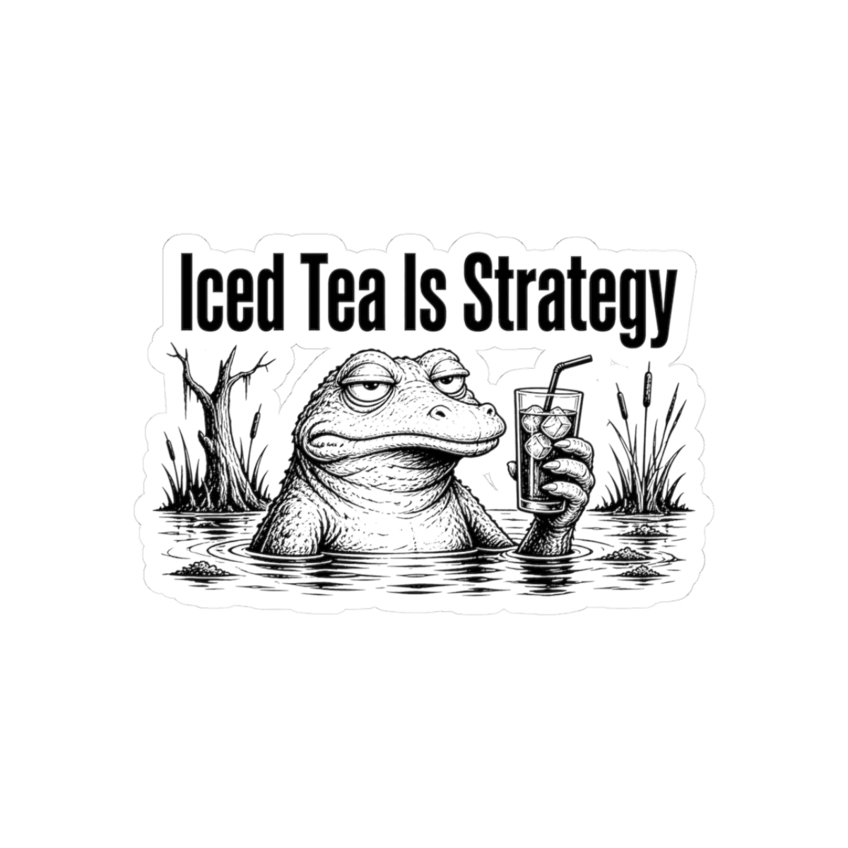 Sticker, Iced Tea Is Strategy