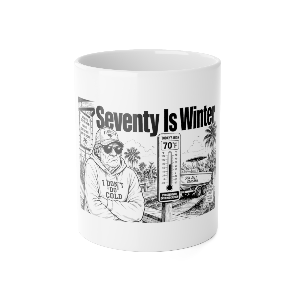 Mug, Seventy Is Winter