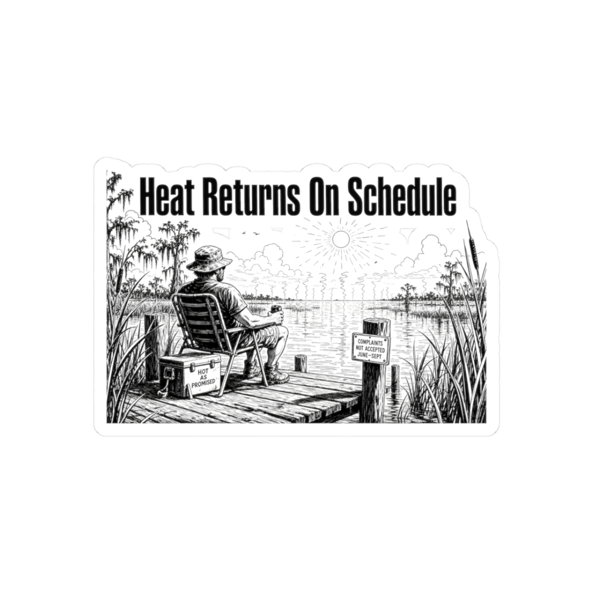 Sticker, Heat Returns On Schedule
