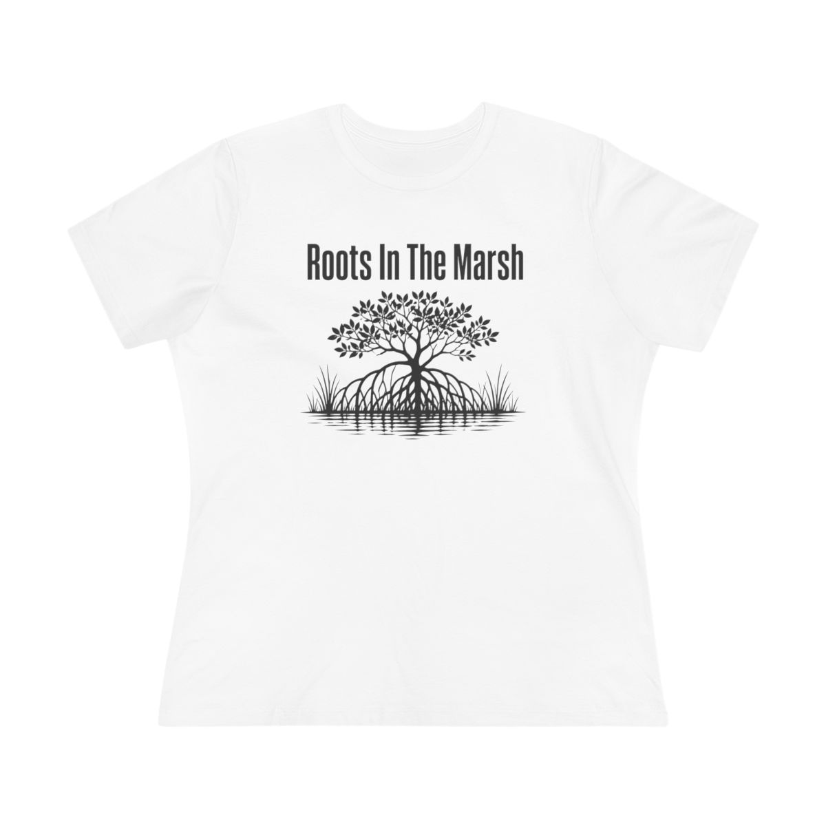 Women’s tee, Roots In The Marsh