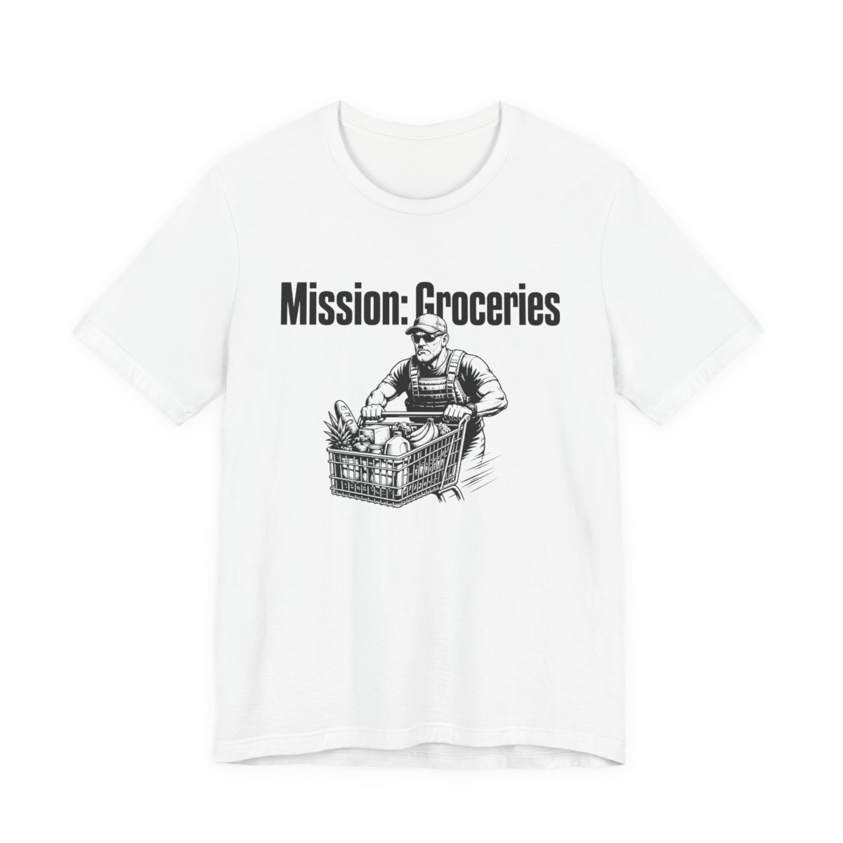 Men’s tee, Mission: Groceries