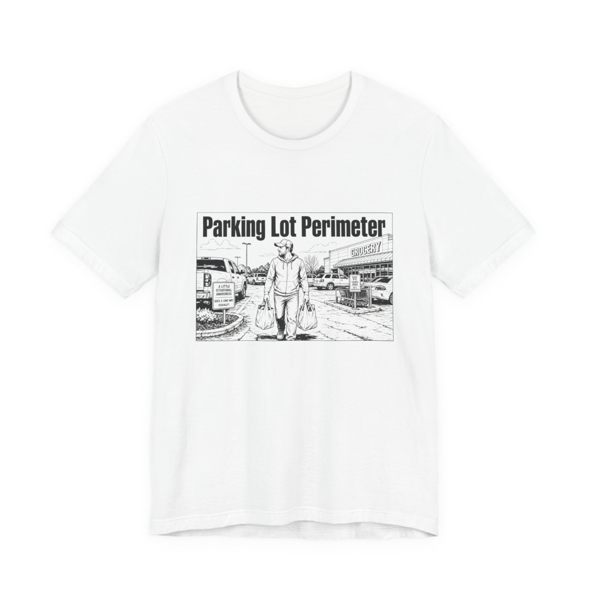 Men’s tee, Parking Lot Perimeter