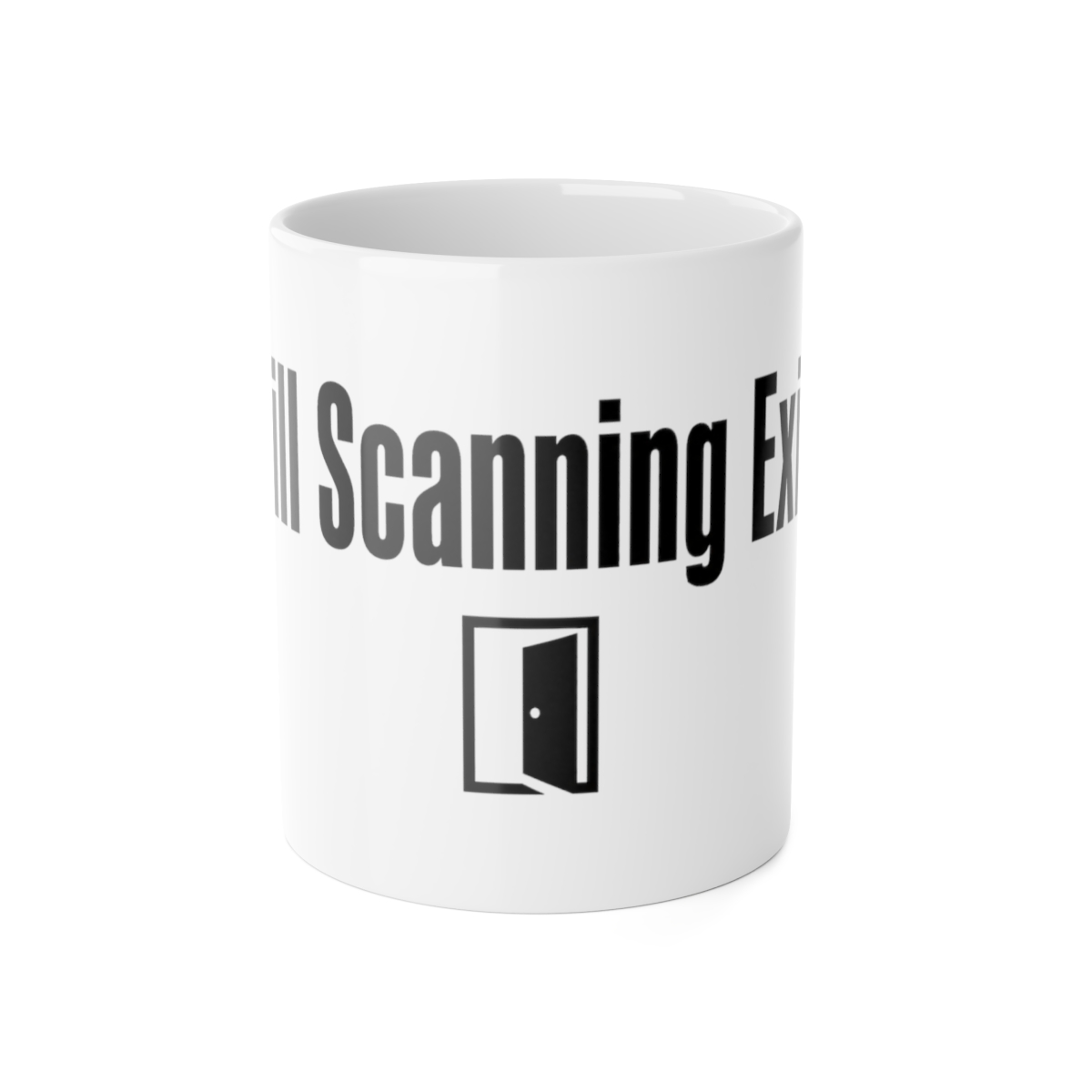 Mug, Still Scanning Exits